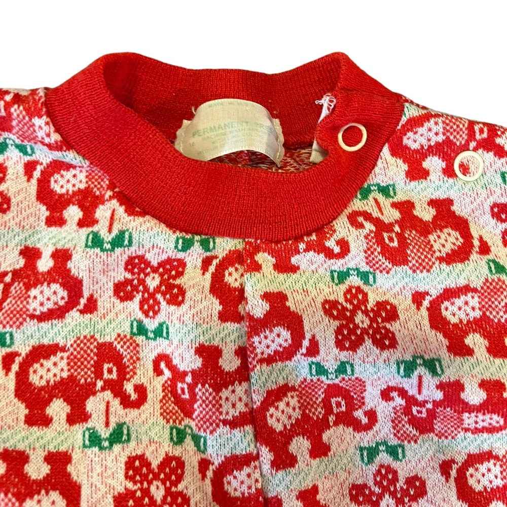Vintage Health-Tex Elephant Baby Romper | 18 Months - Picture 2 of 7